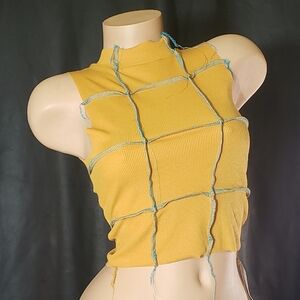 Sleeveless Rib Knit Top